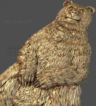 3D model Bear on its hind legs (STL)